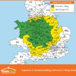 Free delivery area map sheds and summerhouses UK garden buildings