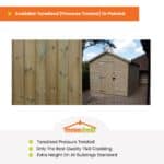 Tanalised Pressure Treated Sheds & Summerhouses