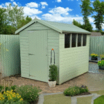 Painted Apex Garden Shed