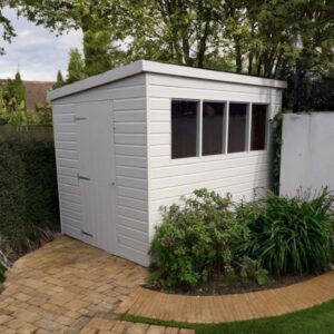 Pent Painted Shed