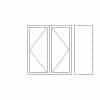 Double Doors & Right Tall Window +£1,390.00