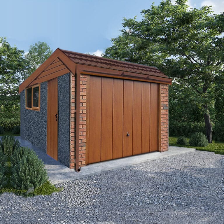 Golden Woodthorpe Duchess Concrete Garage