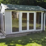 Garden Office with shingle roof in Bangor