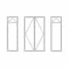 Pvc Double doors + 2 Tall Windows With Top Openers +£2,405.00