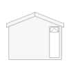 Single Tall Window with Small Opener +£465.00