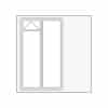 Left Window with Top Opener, Right Tall Fixed Window +£735.00