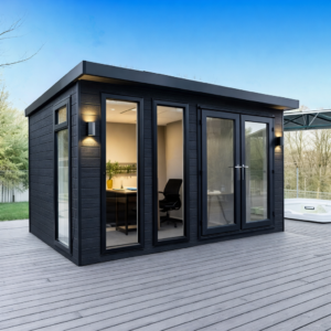 Black Composite Garden Room