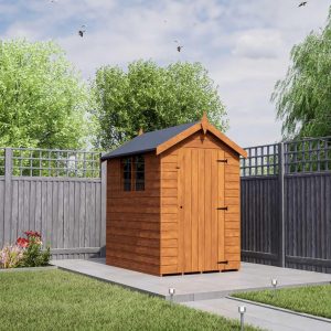 6x4 apex garden shed treated free delivery