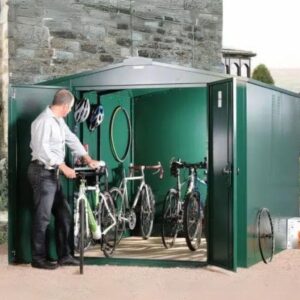 Extra Wide Metal Bike Shed
