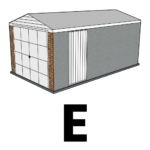 Concrete Garage Side Door Position E
