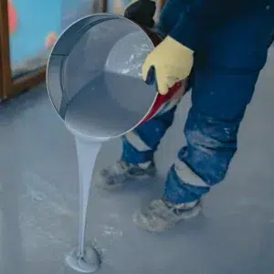 Grey Resin Single Garage Floor Paint