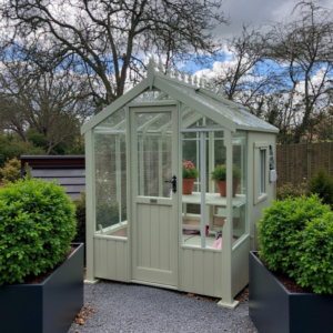 Wiltshire Megasheds Painted Greenhouse