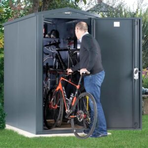 Slimline Electric Bike Shed 7ft 4″x3ft 6″