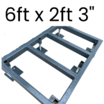 6ft x 2ft 3" Steel Base Inc Fitting +£300.00