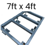 7ft x 4ft Steel Base Inc Fitting +£336.00