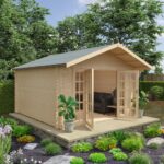 Balmoral 44mm Log Cabin Open