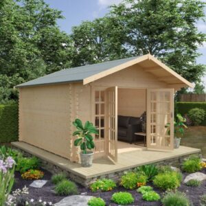 Balmoral 44mm Log Cabin Open