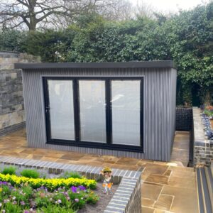Fluted Grey Composite Room