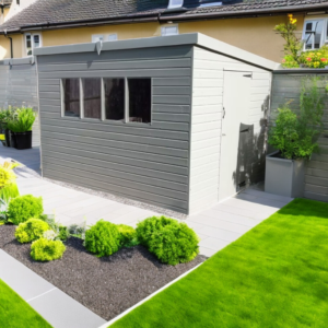 10x8 Supreme Pent Painted Shed