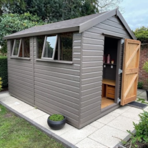 Ryton Apex Painted Megasheds