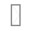 890mm wide single clear glazed door +&pound;685.00