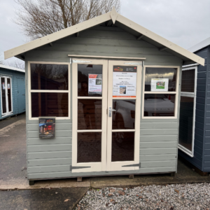 Ex Display 8ft x 6ft Popular Summerhouse Factory Painted