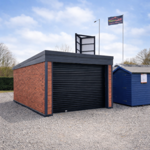 Pent Insulated Steel Garage